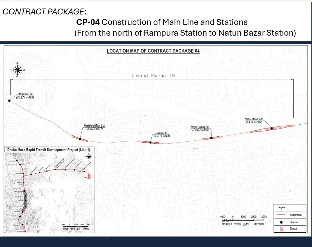 Gói Thầu CP.04 – Tuyến Tàu Ngầm Dhaka Metro
